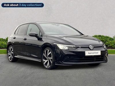 Used VW Golf VIII R-line 150 HP (110 kW) 2022 Black Hatchback
