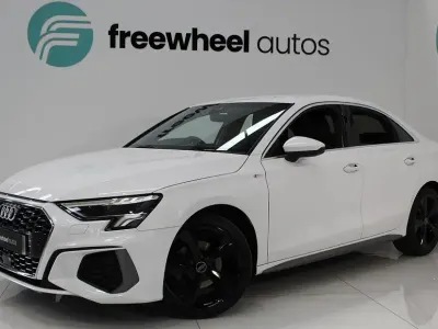 Used Audi A3 S-Line 150 HP (110 kW) 2023 White Sedan