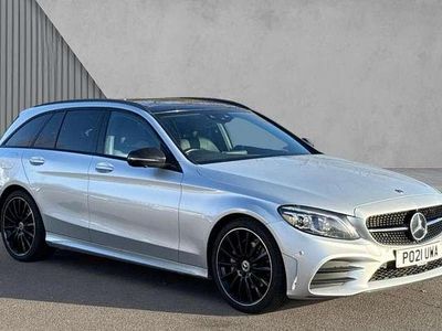 Silver Used 2021 Mercedes C200 AMG line Estate | £21,490 (A bit pricey)