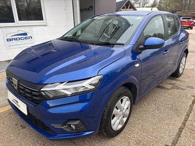 Used Dacia Sandero Comfort 91 HP (66 kW) 2022 Blue Hatchback