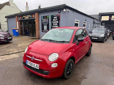 Used Fiat 500 Pop 69 HP (50 kW) 2009 Red Cabriolet