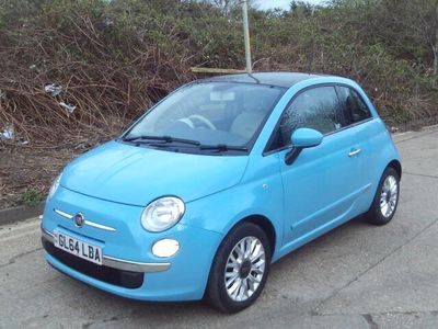 used Fiat 500 1.2 Lounge 3dr Blue 41k Miles FSH Years MOT Warranty