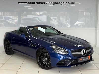 Used Mercedes SLC180 AMG line 2018 Blue Cabriolet