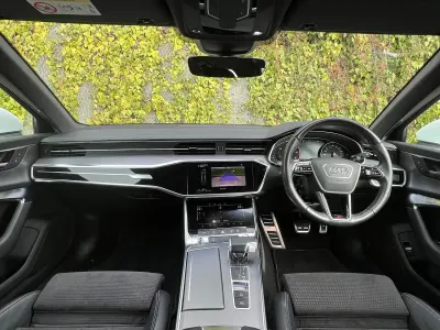 Used Audi A6 S-Line 204 HP (150 kW) 2019 White Estate