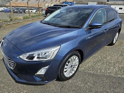 Blue Used 2019 Ford Focus Titanium Hatchback | £7,495 (Fair price)