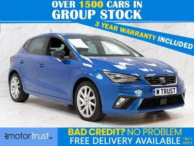 Used Seat Ibiza FR 95 HP (69 kW) 2024 Blue Hatchback