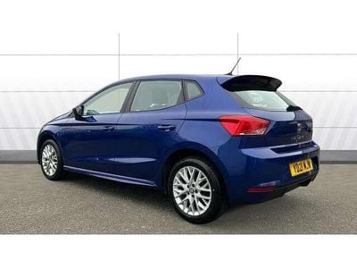 Begagnad Seat Ibiza SE Technology 95 HK (69 kW) 2021 Blå Halvkombi