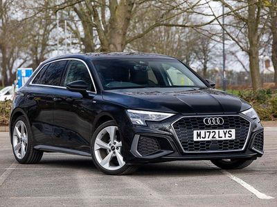 Used Audi A3 S-Line 110 HP (80 kW) 2022 Black Sedan