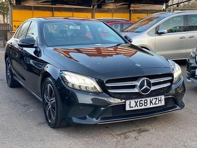 Used Mercedes C200 2019 Black Sedan