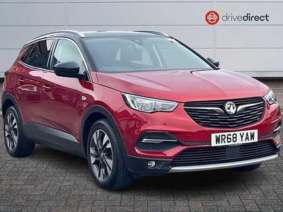 Used Vauxhall Grandland X Sport 2018 Red SUV