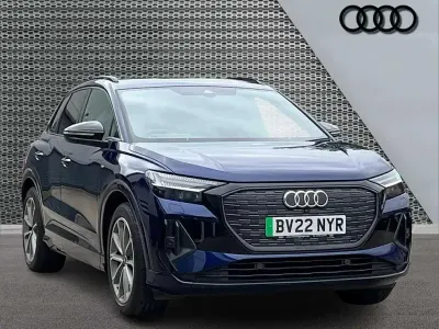 Used Audi Q4 e-tron Comfort 219 kW (299 HP) 2022 Blue SUV