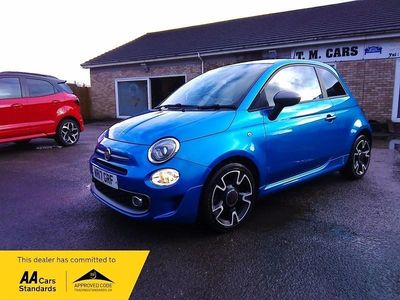 Used Fiat 500 S 69 HP (50 kW) 2017 Blue Hatchback