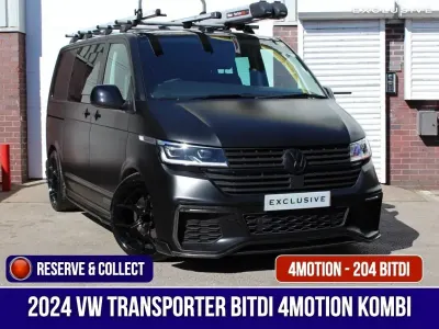 Begagnad VW Transporter Highline 201 HK (147 kW) 2024 Svart Van