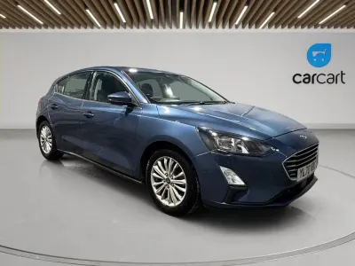 Used Ford Focus Titanium 125 HP (91 kW) 2021 Blue Hatchback