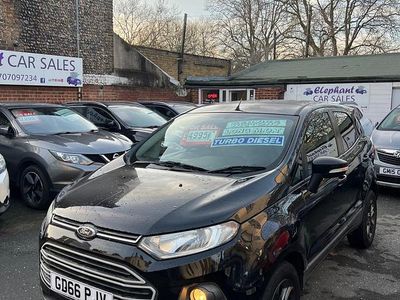 Used Ford Ecosport Zetec 95 HP (69 kW) 2016 Black SUV