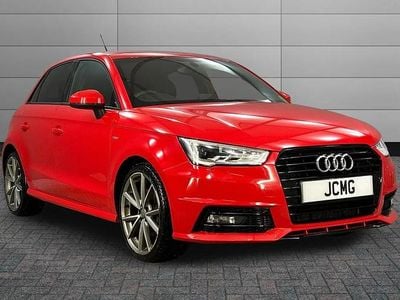 Used Audi A1 Black Edition 123 HP (90 kW) 2018 Red Hatchback