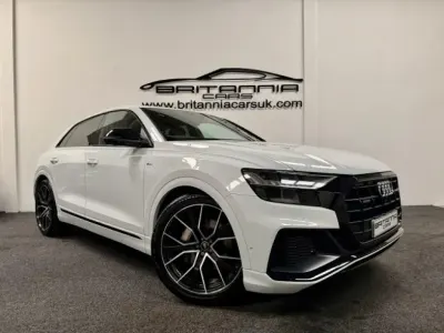 Used Audi Q8 Black Edition 286 HP (210 kW) 2021 White SUV