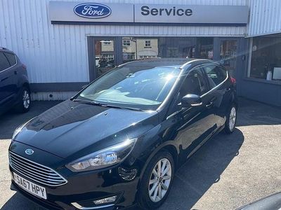 Black Used 2017 Ford Focus Titanium Hatchback | £7,995 (Fair price)