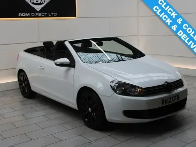 Used VW Golf Cabriolet SE 140 HP (102 kW) 2012 White Cabriolet