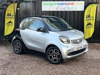 Silver Used 2016 Smart ForTwo Coupé Prime Coupe | £3,750 (Fair price)