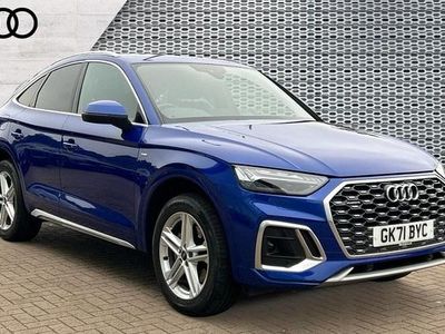 Blue Used 2021 Audi Q5 S-Line SUV | £29,495 (Fair price)