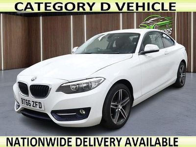 Used BMW 218 Sport Line 136 HP (100 kW) 2016 White Coupe