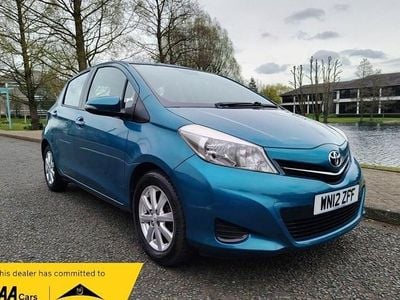 Used Toyota Yaris 101 HP (74 kW) 2012 Turquoise Hatchback