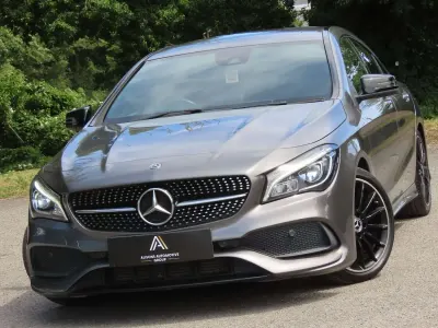 Used Mercedes CLA220 AMG line 170 HP (125 kW) 2019 Grey Coupe