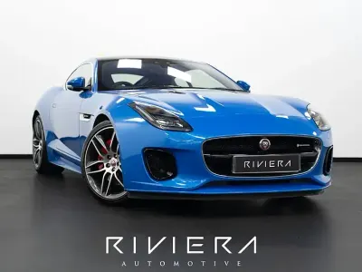 Used Jaguar F-Type R-Dynamic 300 HP (220 kW) 2019 Blue Coupe