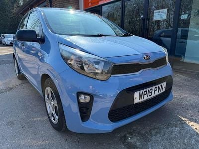 Used Kia Picanto 66 HP (48 kW) 2019 Blue Hatchback