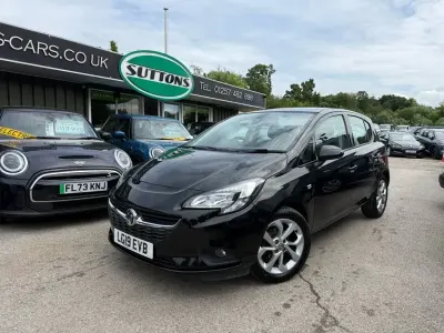 Used Vauxhall Corsa 90 HP (66 kW) 2019 Black Hatchback