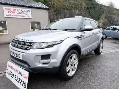 Begagnad Land Rover Range Rover evoque Pure 150 HK (110 kW) 2014 Silver SUV