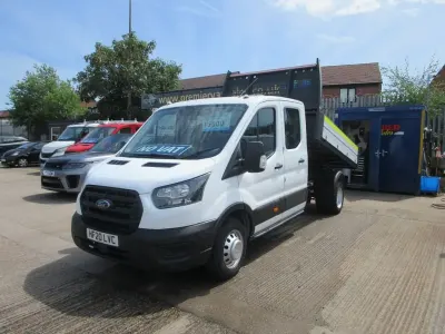 Used Ford Transit 130 HP (95 kW) 2020 White Cabriolet