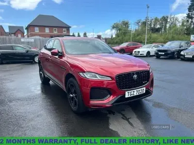 Usado Jaguar F-Pace R-Dynamic 2021 Vermelho SUV