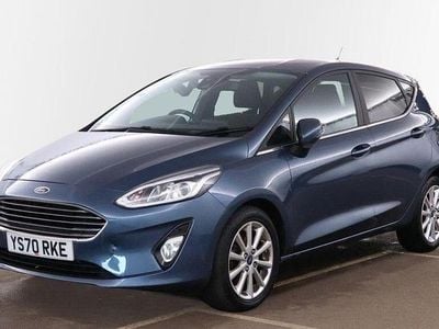 Used Ford Fiesta Titanium 2020 Blue Hatchback