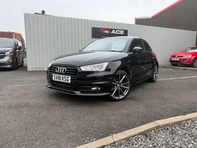 Używany Audi A1 Black Edition 116 KM (85 kW) 2018 Czarny Hatchback