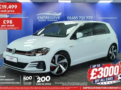 Used VW Golf VII GTI 245 HP (180 kW) 2020 White Hatchback