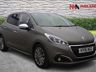 Used Peugeot 208 Allure 110 HP (80 kW) 2016 Grey Hatchback