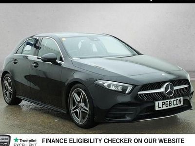 Used Mercedes A250 AMG line 224 HP (164 kW) 2019 Black Hatchback