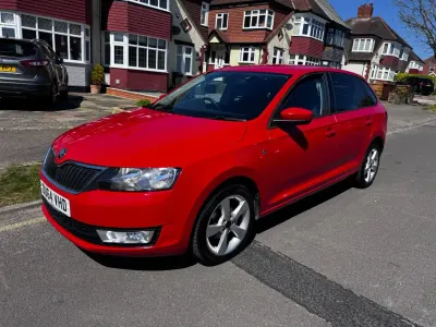 Usado Skoda Rapid SE 2014 Vermelho Citadino