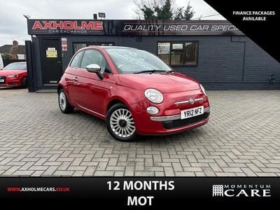 Used Fiat 500 Lounge 69 HP (50 kW) 2012 Red Hatchback