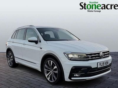 White Used 2019 VW Tiguan R-line SUV | £18,587 (Fair price)