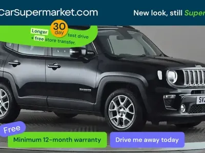 Begagnad Jeep Renegade Longitude 120 HK (88 kW) 2021 Svart SUV