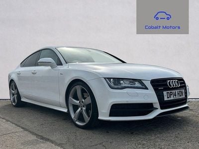 Used Audi A7 Black Edition 245 HP (180 kW) 2014 White Hatchback