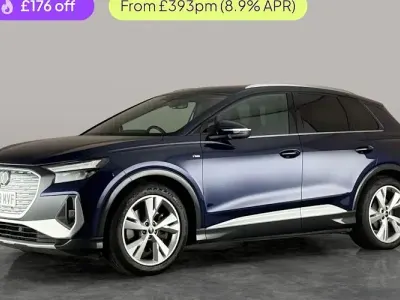 Used Audi Q4 e-tron S-Line 150 kW (204 HP) 2023 Blue SUV
