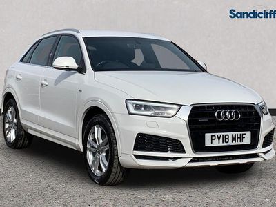 Used Audi Q3 S-Line 180 HP (132 kW) 2018 White SUV