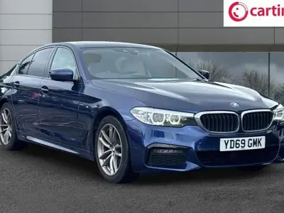 Used BMW 520 M Sport 184 HP (135 kW) 2020 Blue Sedan
