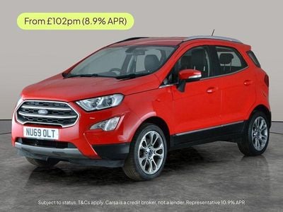Used Ford Ecosport Titanium 125 HP (91 kW) 2019 Red SUV