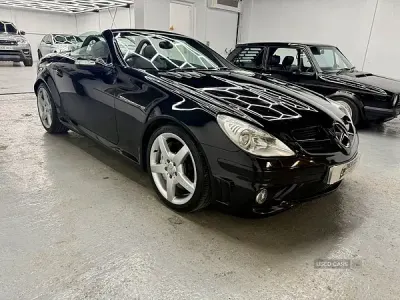 Used Mercedes SLK55 AMG 355 HP (261 kW) 2005 Black Cabriolet