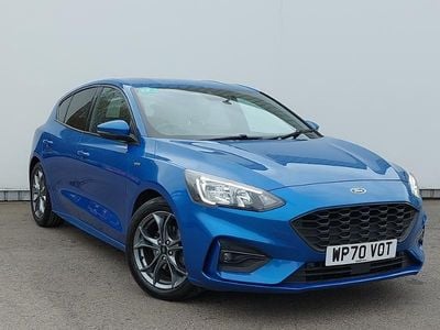 Used Ford Focus ST-Line 120 HP (88 kW) 2020 Blue Hatchback